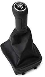 Schalthebelabdeckung fürs Auto Für VW Für Polo 9N 9N2 2002 2003 2004 2005 2006 2007 2008 2009 5-Gang-Auto-Schaltknauf mit Schaltsack