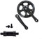 Bielas de bicicleta plegables con plato de 48 dientes y manivela de 170 mm con agujero cuadrado para diversas experiencias de ciclismo (bielas+110 BB)