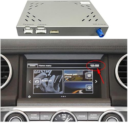 Wireless Carplay Android Auto Radio Retrofit Kit Decoder Receiver SmartBox Kompatibel mit Land Rover/Jaguar mit Bosch Harma System/Freelander 2 /Discovery/Range Rover/Evoque/Jaguar XE XF