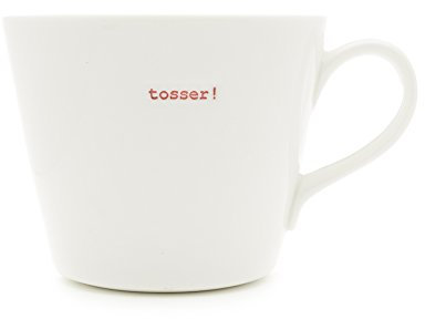 Keith Brymer Jones Word Range Plus. Bucket-Tasse, 0,35 l, Weiß