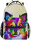 Bunte Chihuahua-Hund-Pop-Art-Rucksack, wasserdicht, Schultasche, Turnbeutel, Welpenmotiv, Laptop-Tasche, Outdoor-Reisetasche für Kinder, Jungen, Mädchen, Damen, Herren