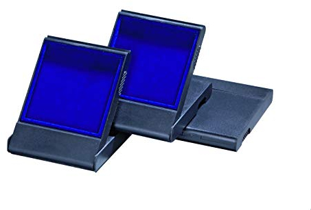 Henecka Etui • Aufstell-Etuis für Medaillen • blau • 12 x 9 cm mit Fläche für Gravurschild in Gold, Silber oder Bronze