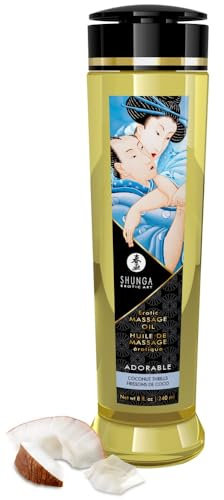 Shunga Erotic Arts Erotisches Massageöl, Light Blue, 240 ml