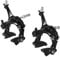 SENQI Road Bicycle Brake Fixed Gear Bike Brake Front and Rear Caliper Brake, Bicycle Parts C Bakes 47-57mm Bike Parts(Black 1 Pair)