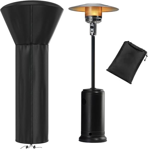 Vrent Housse pour Parasol Chauffant Exterieur 226 x 85 x 48 cm / 88.98 x 33.46 x 18.9 inches,Couverture de Chauffe-Patio Rond pour Chauffage Terrasse Gaz,Parasol Chauffant,Chauffage Exterieur Gaz