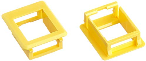 Delock Keystone Halterung für Gehäuse 4 Stück gelb