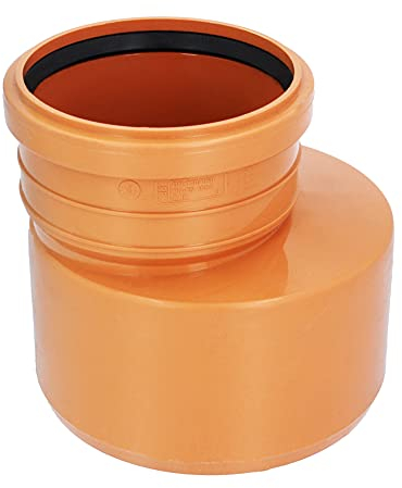 KG Übergangsrohr Ø DN 160/110 mm Braun | PP Lang Reduzierung Muffe KG Reduktion Rohrreduzierung Reduzierstück | Kanalrohrsystem Abwasserrohr Heißwasser/Chemische Beständigkeit | Abwasser Installation