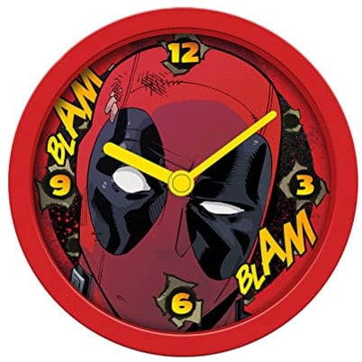 Deadpool Alarm Clock (Blam Blam) 12cm Diameter - Official Merchandise, 5