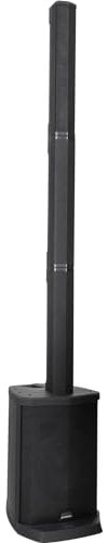 McGrey E-208LAB Aktiv Line Array Akku-Säulenanlage - Linienstrahler - PA Anlage mit Akku - 100 Watt - 8 Subwoofer - 4X 2,5 Breitbandlautsprecher - USB/SD/Bluetooth® Media-Player - Schwarz
