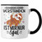 Trendation - Ich Hab Das Schon Verstanden Ist Mir Nur Egal Tasse Lustiger Spruch Faultier Frauen Geschenkidee (Schwarz)