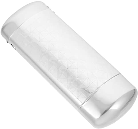 GALPADA Hartschalen Brillenetui Brillenetui Metall Brillenetui Brillen Hartschalenetui Etui Silber Lesen