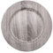 Versa Bajo Plato bambú Polipropileno de la Marca, Color Gris (33 x 33 centímetros)