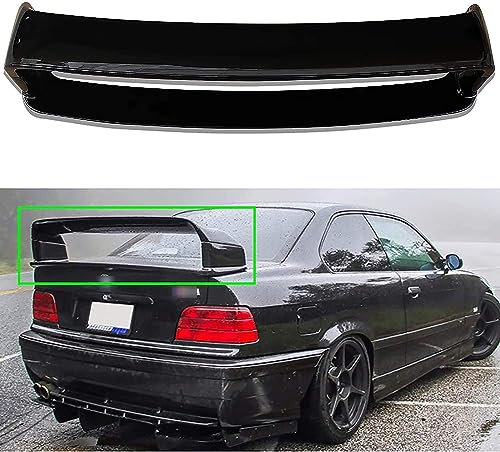Auto-Heckspoiler Für BMW E36 Series 3 Coupe M3 GT Style 1990-2002, Hebedach Heckspoiler Flügel Dekoration Mods-Zubehör Kohlefaser-Look