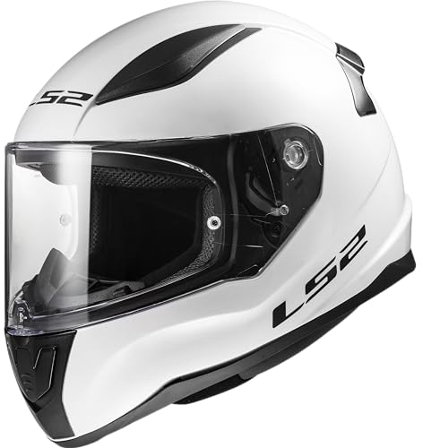 LS2, Integraler Motorradhelm RAPID II SOLID White, XXL