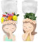Molde de Silicona con Forma de Flor para niñas, Maceta Flores Molde Hormigón, niña Molde de Fundición de Hormigón, macetas, manualidades, decoración del hogar, 2 piezas