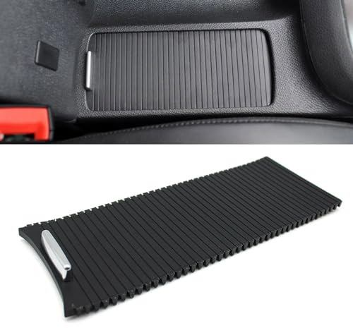 Goodithy Wasserbecherhalter-Rolloabdeckung, Mittelkonsole, Armlehne, Getränkehalter, Schiebe-Rollenabdeckung, Rollläden, Verkleidung Ersatz für VW EOS Golf 5, 6, MK5, MK6, JETTA SCIROCC 5KD86253182V