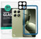Ibywind 2 Piezas Protector Pantalla para Xiaomi 14T 5G 6,67+1 Pieza Protector Cámara+1 Pieza Protector Trasera Fibra Carbono,Dureza 9H Cristal Templado,Fácil de instalar