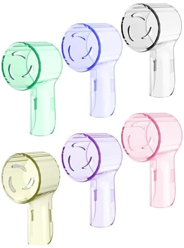 KGDUYC 6 Stück Zahnbürsten Deckel, kompatibel mit Oral B-Ersatzköpfen, Zahnbürsten-Abdeckkappen, Passend für iO-Serie, Staubschutz, für Auf Reisen und zu Hause