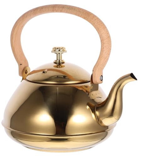 Cabilock Handle Kettle Portable Kettle Teapot Water Kettle Water Bottle Jug Tearoom Supplies Metal Tea Kettle Kitchen Tea Kettle Home Tea Kettle Desktop Tea Kettle Stainless Steel