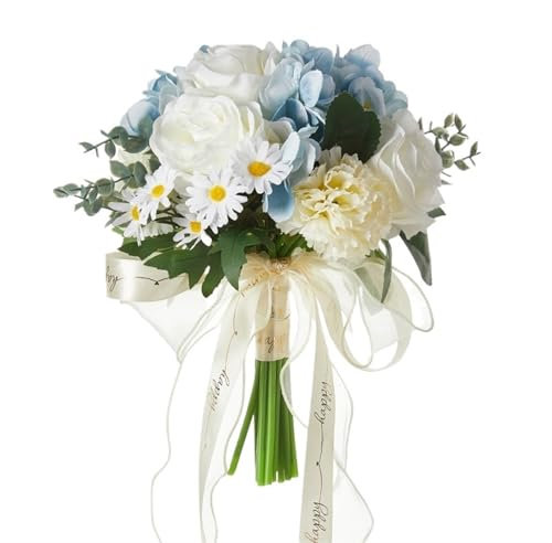 UALXPAO Brautstrauß 1 PCS Hochzeit Brautstrauß Brautstrauß Werfen Hochzeitsstrauß Jahrestag Brautparty Hochzeitsfeier Blumen halten