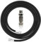 SRJQXH 3 Metre Air Hose, Black Air Compressor Hose for Air Compressor Fittings, with Standard G1/8 Fittings at Both Ends, with G1/8 Quick Couplings
