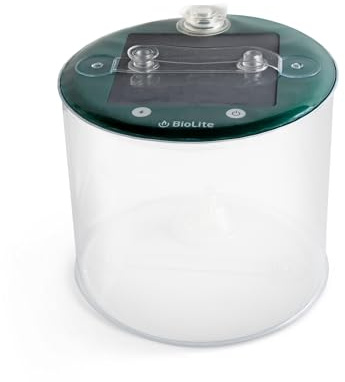 Biolite Luci Charge 150 Outdoor Lantern Mobile Phone Charging up to 50 Hours 2000Mah Battery Cool White LEDs Collapsible USBC Charge USBA Charge Out 173g Weight 4 Light Modes Camping Outdoor IP67