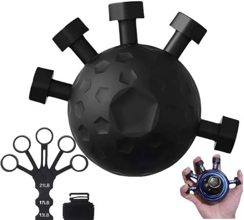 Jeu d'entraînement manuel en silicone : entraîneur de force de préhension et d'articulations pour les avant-bras, développement musculaire et rééducation