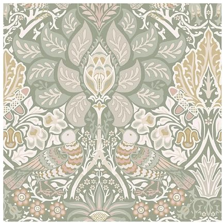 William Morris at Home Dove & Rose Spring Garden Wallpaper | Paste the Wall | Green Animals | Eco-Friendly