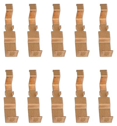 10pcs Eisen -Pick -up -Schuh -Set -Ersatz für HO Slot Cars 440 440x2 Langlebige Glatte Leistung Easy Installation Racing -Enthusiasten