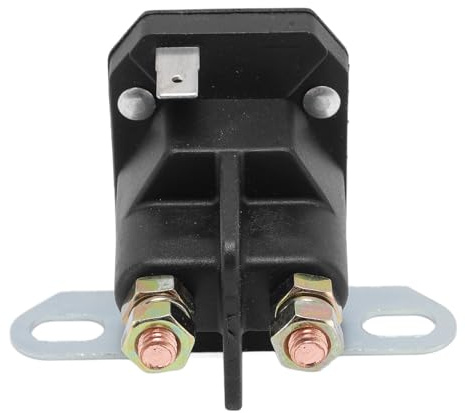 TOPINCN Commutateur de Relais de Solénoïde de Démarreur, Cuivre électromagnétique à Service Continu 12 V pour Remplacement de Tracteur de Tondeuse LT2000 YS4500 1751569 18811