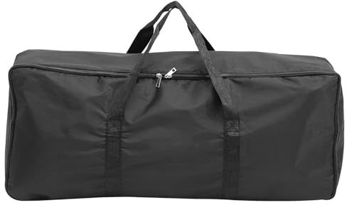YARNOW Boîte de Rangement pour Barbecue et Pique Paquet de Transport Solide pour Ustensiles de Barbecue Grosse Capacité Noir Adaptée aux Sorties Camping