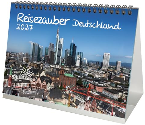 Reisezauber Deutschland DIN A5 Tischkalender für 2027 Städte - Seelenzauber