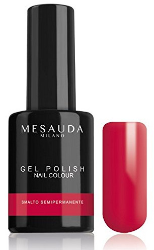 Smalto Semipermanente GEL POLISH NAIL COLOUR 55 Pure Red 10 ml MESAUDA