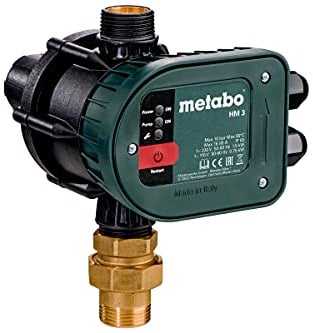 Metabo HM 3 - Elektronischer Druckschalter mit Trockenlaufschutz – 628799000 – Einschaltdruck ca. 1,5 bar 115/230 V 50/60 Hz IP 65, 16(8) A-1,5 kW Max. 10 bar 0° bis 60° C
