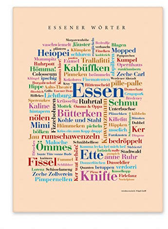 Deine Wörter Leinwand Essener Keilrahmen 50x70 cm