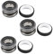 Othmro Mechanische Wellendichtring Ersatz XJ-25 für Pumpenwelle Wasserpumpen Welle Mechanische Abdichtung Legierung Kunststoff 3pcs
