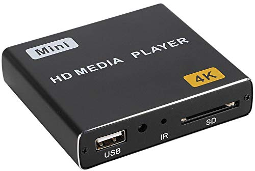 Lettore video musicale 4K HDMI, lettore multimediale digitale USB Full-HD, lettore multimediale universale per Android, lettore universale portatile multifunzione(UE)