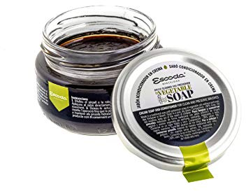 ESCODA Savon Revitalisant Pinceaux Crème - Haute Protection entre Utilisations Artisan Aquarelle Huile Acrylique Maquillage Naturel 100 gr Fabriqué en Espagne.