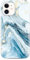 JIAXIUFEN iPhone 12 Mini Hülle Handyhülle TPU Silikon Schutzhülle Handytasche Handy Hülle für iPhone 12 Mini 5.4 - Marmor Blue