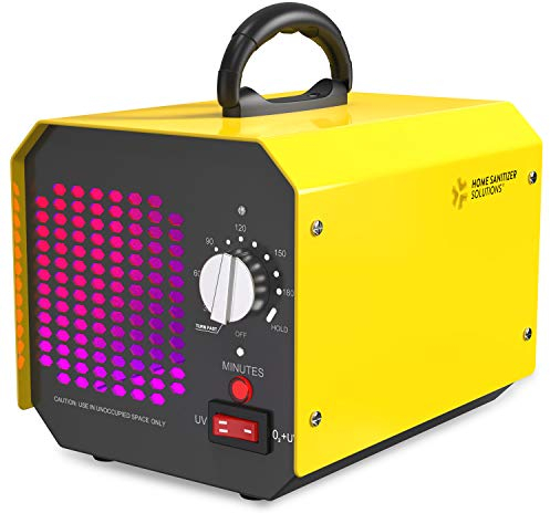 Home Sanitizer Solutions Ozone Generator for Home and Commercial Use -10,000mg/h, O3 Air Purifier and Ionizer Machine