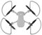 DJI DR1 - Propellerschutz mit integrierten Fahrwerks-Schnellverlängerungen für DJI Mavic-Mini-Drohnen, schneller Auf- und Abbau, Flugsicherheits-Zubehör - Grau