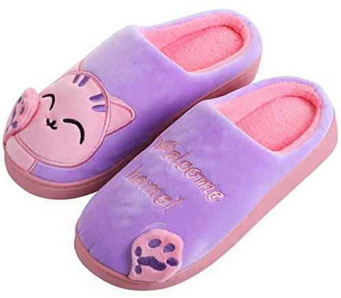 Katara Unisex Flauschige Flache HausschuheHausschuh