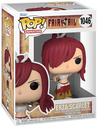 Funko Pop! Animation: Fairy Tail - Erza Scarlet - Vinyl-Sammelfigur - Geschenkidee - Offizielle Handelswaren - Spielzeug Für Kinder und Erwachsene - Anime Fans - Modellfigur Für Sammler und Display