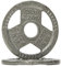 BalanceFrom Olympic Hantelscheibe aus Gusseisen, 5,1 cm, für Krafttraining und Gewichtheben, 2,3 kg, Paar
