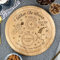 eBuyGB Personalised Xmas Eve Plate, Father Christmas Please Stop Here, Mince Pie or Cookie for Santa, Carrot and Milk for Rudolph & Reindeers, Wooden Treat Board Snack Tray