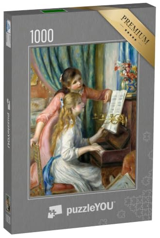 puzzleYOU: Puzzle 1000 Teile „Zwei Junge Mädchen am Klavier, Auguste Renoir 1892“ – aus der Puzzle-Kollektion Künstler