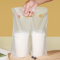 Elyfree Drink Carrier for Delivery, Clear Cup Carrier with Handle for Drink Cups/Coffee/Tea/Juice, Plastic Bags for Drinks, Portable Take Out Bags for Coffee Shop/Restaurant/Bar(2 cups, 100 Pack)