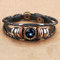 LODMLOER Steinbock 12 Sternzeichen-Sternbild-Armband – Sternzeichen-Charm-Armband Für Frauen, Mehrschichtiges, Handgefertigtes Vintage-Lederarmband Mit Druckknopf, Steinbock