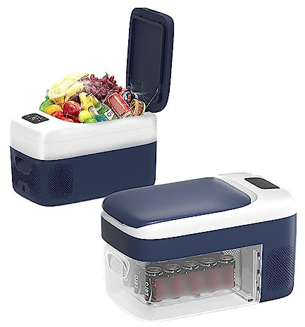 TsoLay Portable Mini Fridger, 12 Volt Car Refrigerator, 18L Electric Cool Box with Intelligent Control Panel, Low Energy Consumption and Low Noise, for Travel, Outdoor, Picnic, Beach, RV