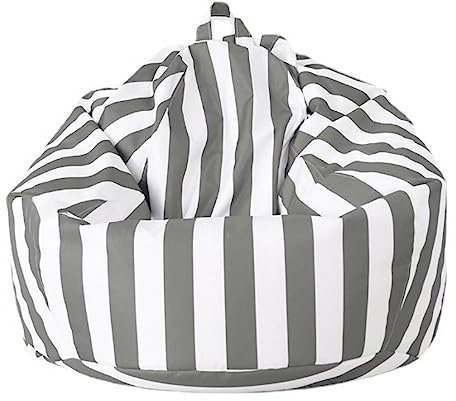 Schwimmender Sitzsack for Pool, Outdoor-Sitzsack-Pouf-Abdeckung ohne Füllstoff, wasserdichter Puff-Salon, Strand, Garten, Sitzsack, Stuhl, Ecksitz, Puf-Sack(Gren,D100cm-3.3ft-Cover)